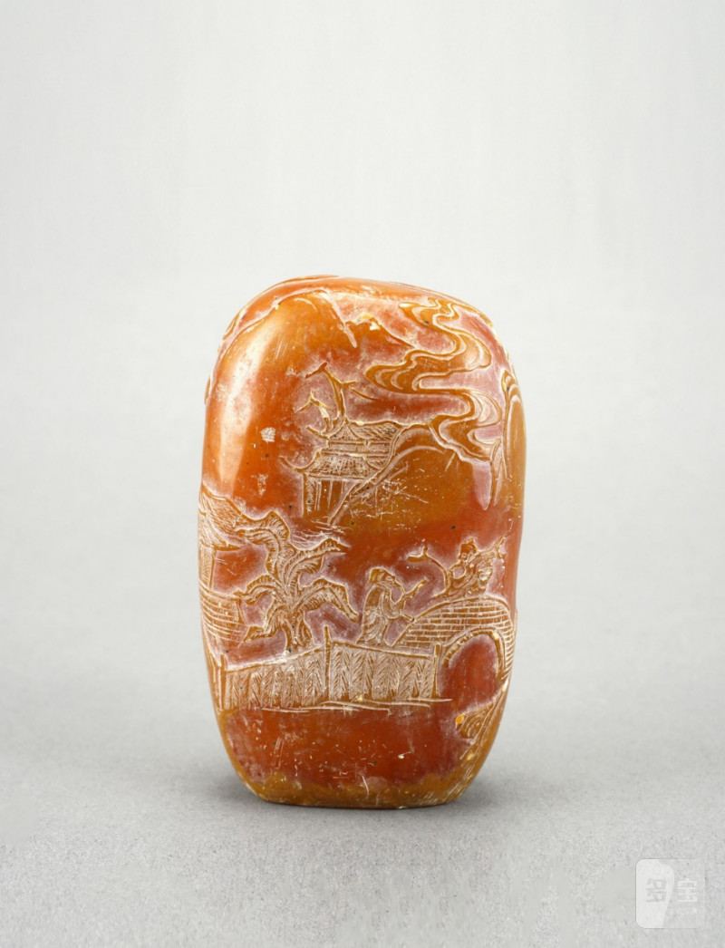    壽山石風景人物